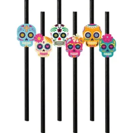 slomki-dia-de-los-muertos-czarne-195-cm-6-szt