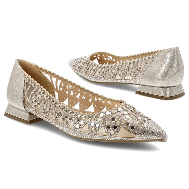 baleriny-s-barski-sr61-0104-gold-zapiecie-wsuwane