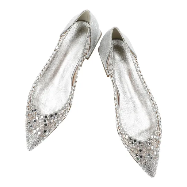 baleriny-s-barski-sr61-0104-silver-zapiecie-wsuwane