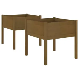 donice-ogrodowe-2-szt-miodowy-braz-70x70x70-cm-sosnowe