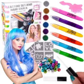 kreatywny-zestaw-do-malowania-wlosow-i-tatuazy