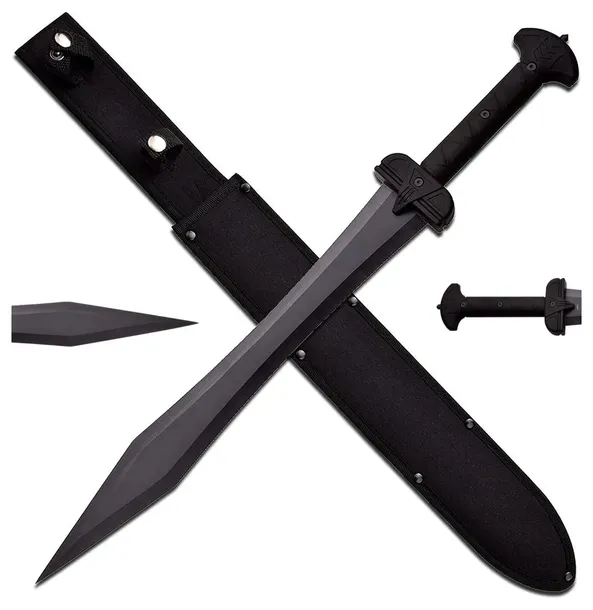 Ostry miecz gladius z pochwą 61 cm SW-1277 treningowy konstrukcja full tang