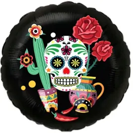 balon-foliowy-dia-de-los-muertos-roza-czarny-18-rnd