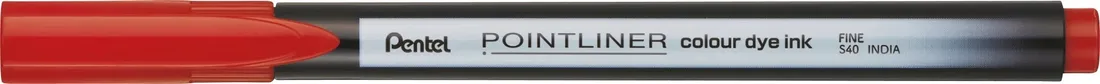 cienkopis-pointliner-colour-czerwony-s40-b-pentel