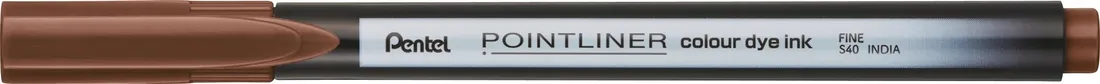 cienkopis-pointliner-colour-orzechowy-s40-e-pentel