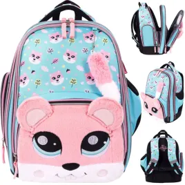plecak-szkolny-dzieciecy-pluszowy-zwierzatka-tornister-lekki-bambino