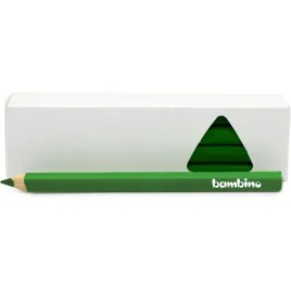 kredki-olowkowe-trojkatne-zestaw-12-kredek-ciemne-zielone-bambino-st-majews