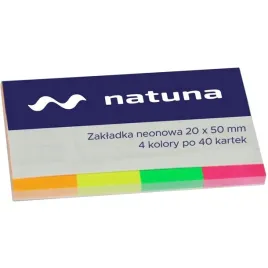 zakladka-indeksujaca-20x50mm-4x40k-neonowa-natuna-nsp20-50-n-d