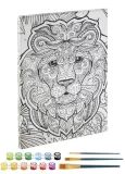 malowanie-po-numerach-lew-grafix-elementy-zestawu-farby-instrukcja-pedzle-wzor-na-plotnie