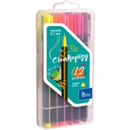cienkopis-trojkatny-0-7mm-12kolorow-kc001-b-tetis