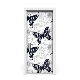 fototapeta-na-drzwi-rysunek-motyli-85x205