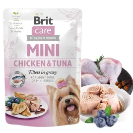 brit-mini-pouch-chicken-tuna-kawalki-w-sosie-dla-psow-malych-ras-85-g