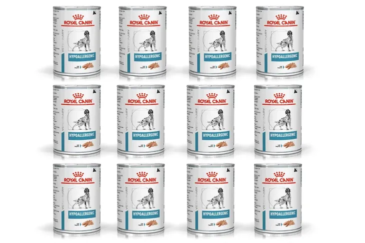 Royal Canin Hypoallergenic, mokra karma dla psa alergika, 12 x 400 g