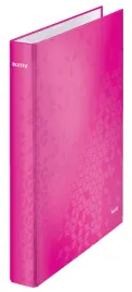 segregator-2-ringowy-a4-40mm-rozowy-42410023-leitz-wow