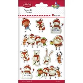 naklejki-wypukle-swiateczne-mikolaje-balwanki-11szt-titanum