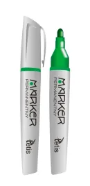 marker-permanentny-zielony-okragla-koncowka-tetis