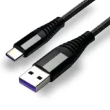 kabel-usb-usb-c-pleciony-czarny-1m-3a-everactive-stan-nowy