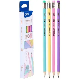 kolorowe-olowki-z-gumka-szkolne-hb-12-sztuk-zestaw-deli