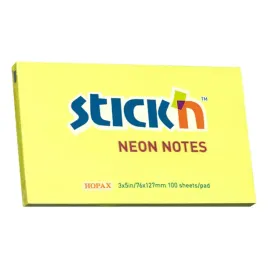 karteczki-samoprzylepne-127x76mm-bloczek-100-kartek-zolty-stick-n