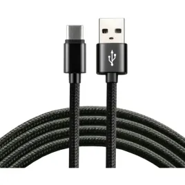 kabel-usb-usb-c-pleciony-czarny-12m-3a-everactive