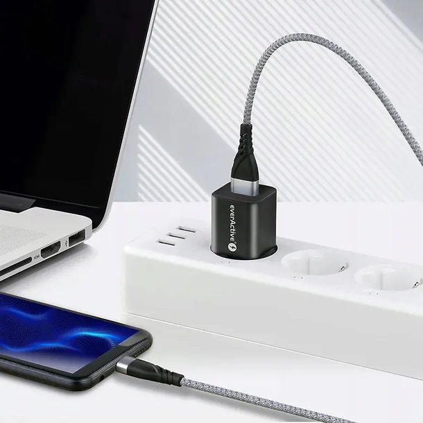 kabel-usb-usb-c-pleciony-szary-1m-3a-everactive-dlugosc-przewodu-1-m