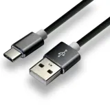 kabel-usb-usb-c-silikonowy-czarny-1m-3a-everactive-stan-nowy