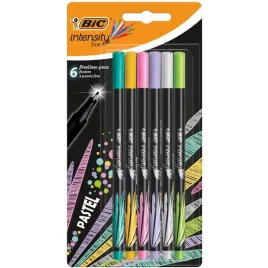 cienkopisy-kreslarskie-intensity-fine-zestaw-6-kolorow-bic