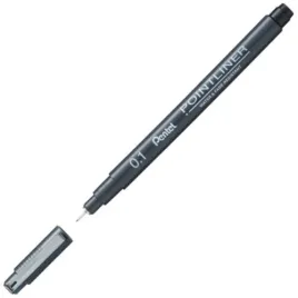 cienkopis-kalibrowany-pointliner-01mm-czarny-pentel