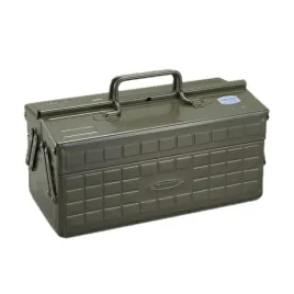 toyo-steel-metalowa-skrzynka-trunk-shape-toolbox-zielen-mchu