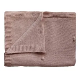 mushie-kocyk-z-organicznej-bawelny-textured-dots-blush