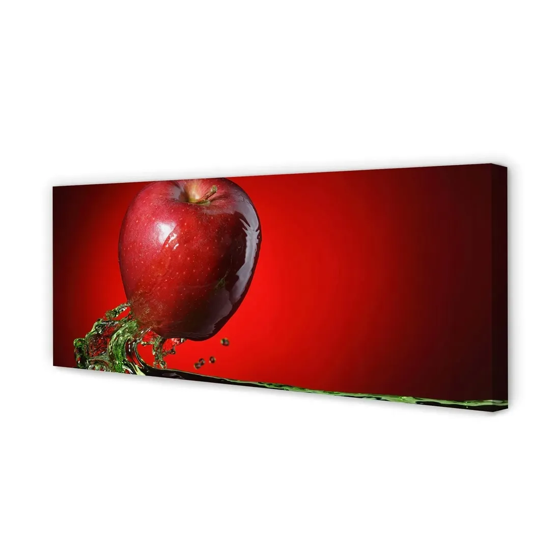 wydruk-na-plotnie-canvas-jablko-woda-125x50-cm