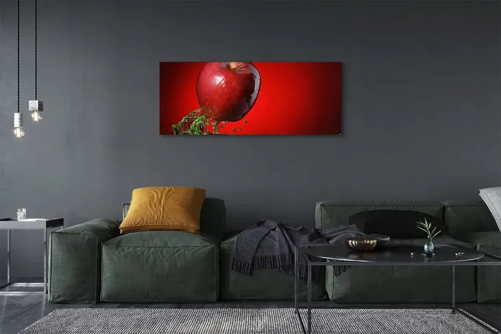 wydruk-na-plotnie-canvas-jablko-woda-125x50-cm-format-poziomy