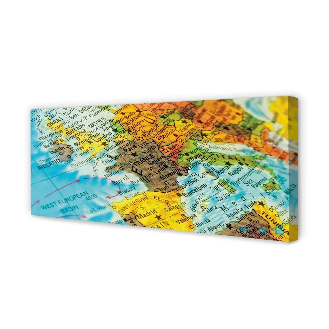 wydruk-na-plotnie-canvas-globus-mapa-125x50-cm