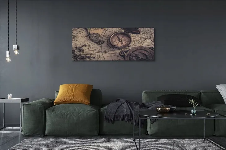 wydruk-na-plotnie-canvas-kompas-mapa-125x50-cm-format-poziomy