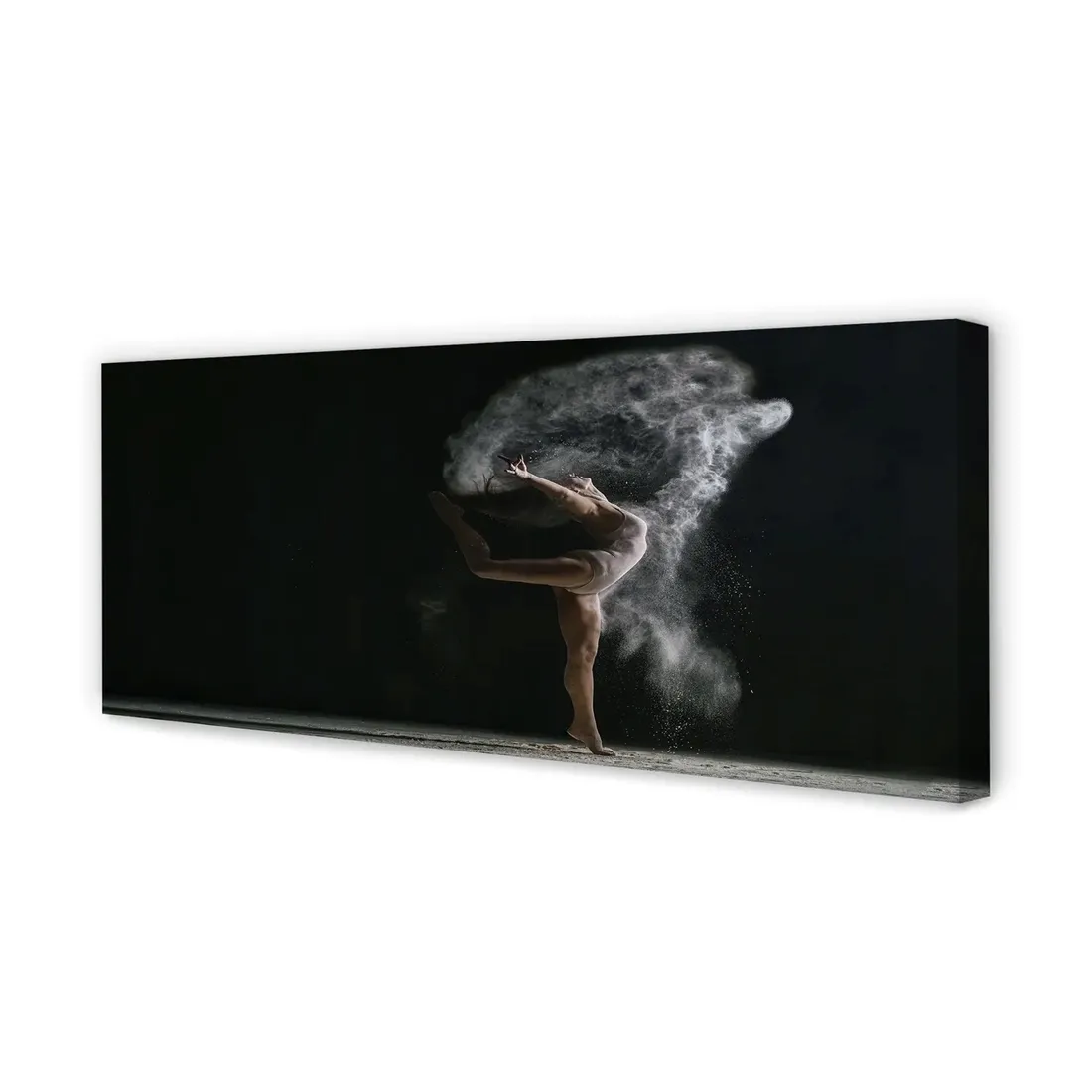wydruk-na-plotnie-canvas-kobieta-dym-125x50-cm