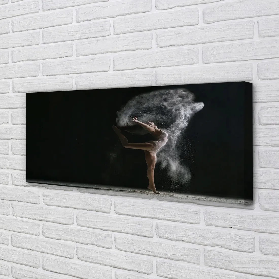 wydruk-na-plotnie-canvas-kobieta-dym-125x50-cm-stan-nowy