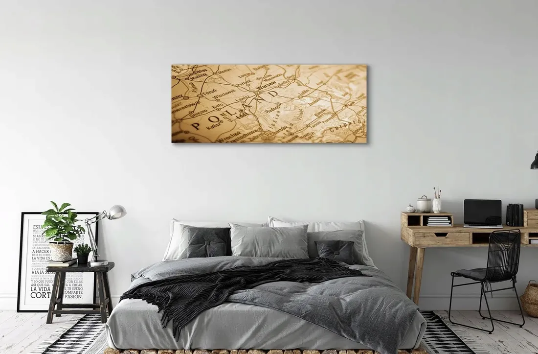 wydruk-na-plotnie-canvas-mapa-polski-125x50-cm
