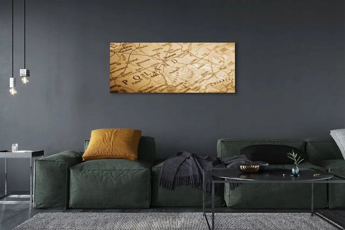 wydruk-na-plotnie-canvas-mapa-polski-125x50-cm