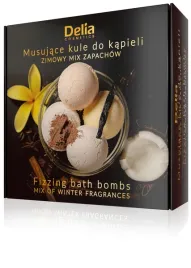 delia-musujace-kule-do-kapieli-zimowy-mix-zapachow-4x100g