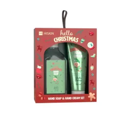 hiskin-hello-christm-zestaw-mydlo-200ml-krem-do-rak-60ml-slodka-pistacja
