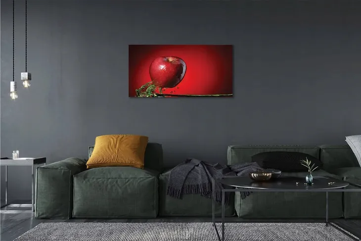 wydruk-na-plotnie-canvas-jablko-woda-140x70-cm-format-poziomy