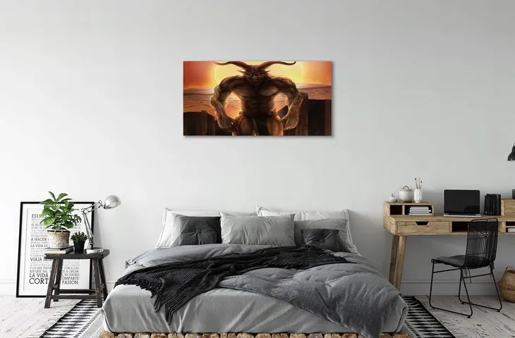 obraz-na-plotnie-zachod-slonca-postac-140x70-cm-sposob-wykonania-druk-cyfrowy