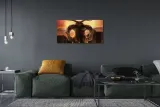 obraz-na-plotnie-zachod-slonca-postac-140x70-cm-format-poziomy