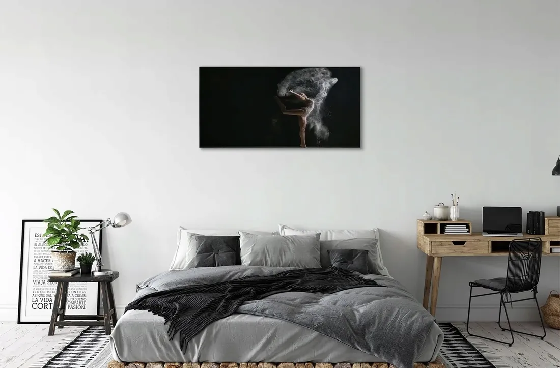 wydruk-na-plotnie-canvas-kobieta-dym-120x60-cm