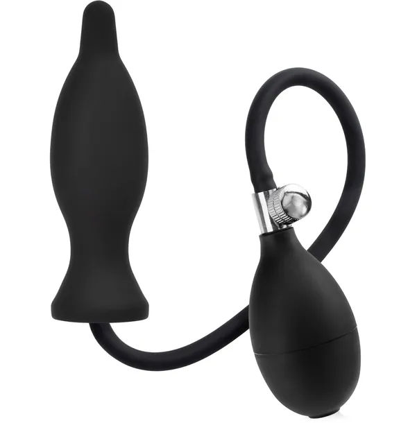 KOREK ANALNY Z POMKĄ POMPOWANY ANAL PLUG ZATYCZKA DMUCHANY BUTT PLUG