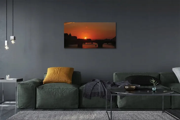 obraz-plotno-wlochy-rzeka-zachod-slonca-120x60-format-poziomy
