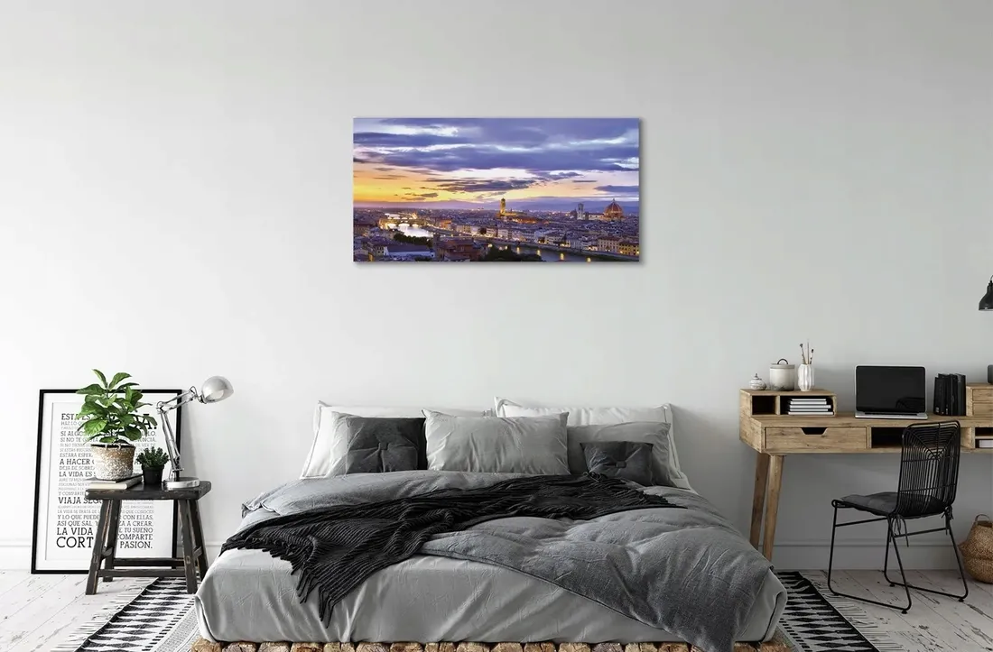 obraz-plotno-wlochy-rzeka-zachod-slonca-120x60