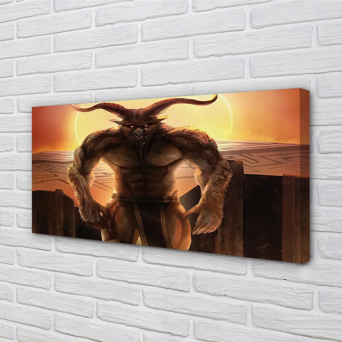 obraz-na-plotnie-zachod-slonca-postac-100x50-cm-stan-nowy