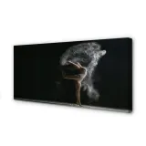 wydruk-na-plotnie-canvas-kobieta-dym-100x50-cm