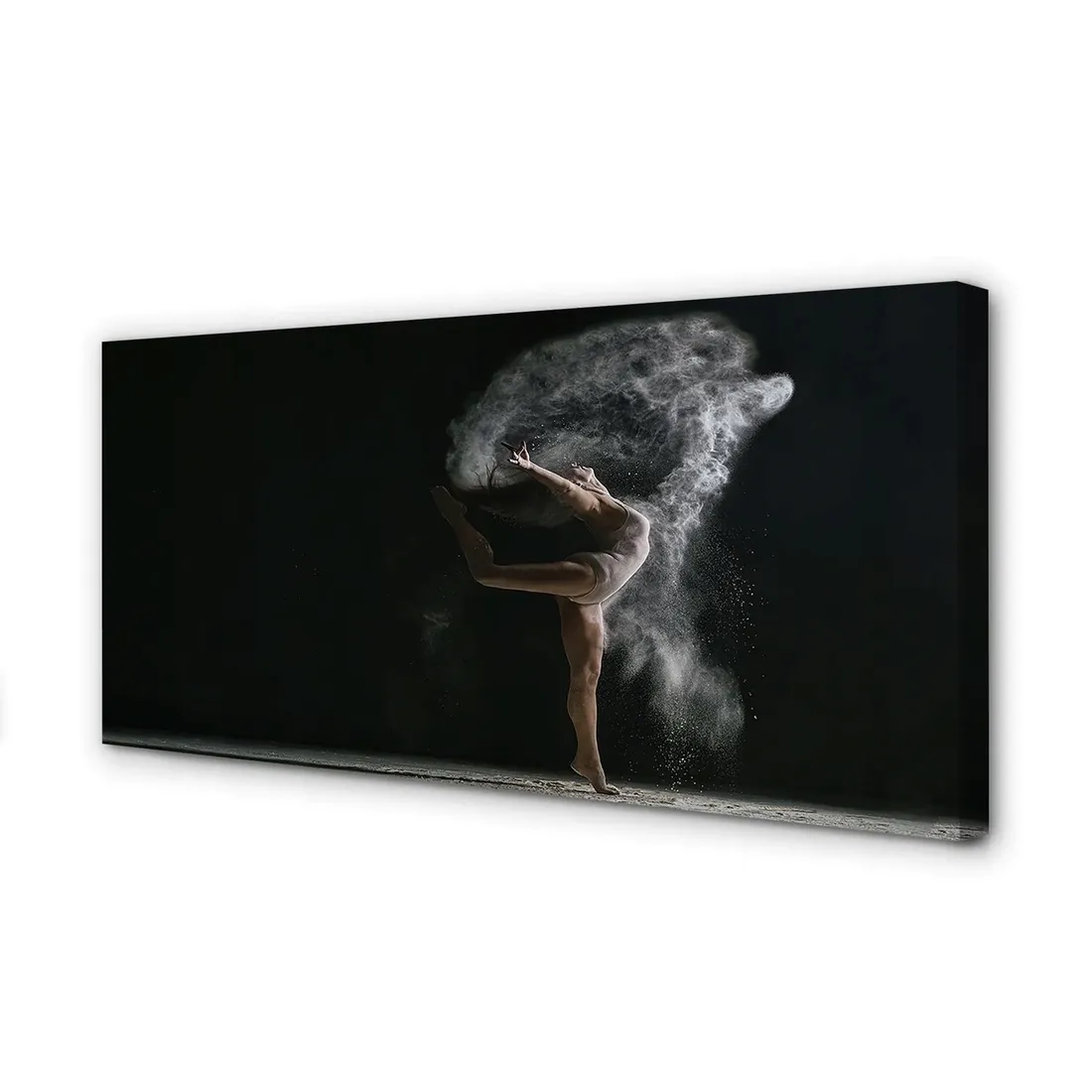 wydruk-na-plotnie-canvas-kobieta-dym-100x50-cm